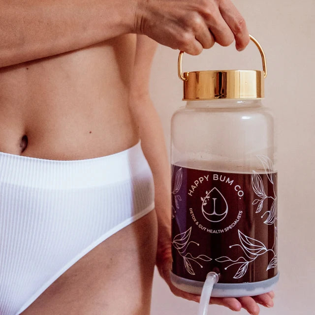 NEW MODEL - Happy Bum Glass - Premium Enema Kit