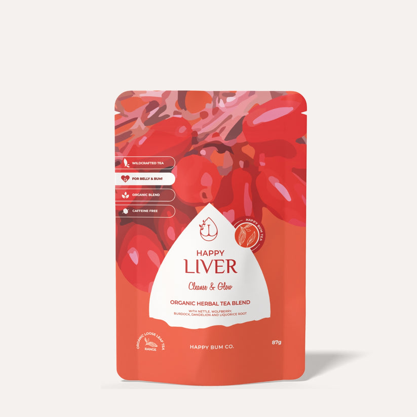 Liver Tea Label Happy Liver Tea – Hydro Health NZ